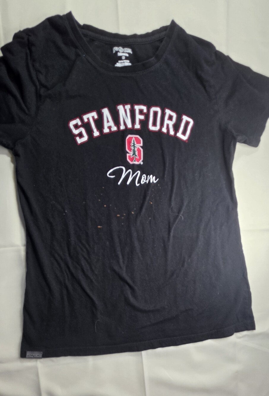 Jansport Woments T-shirt Medium Black Stanford University Short Sleeve Sku 0273
